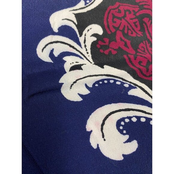 Express Floral Shift Dress Womens Size Medium Paisley Flowy Short sleeve Boho - Picture 12 of 12